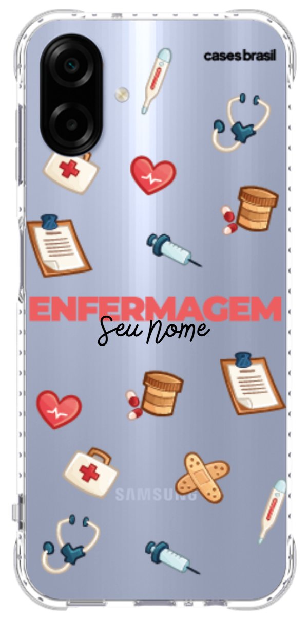 Capinha para celular Enfermagem - Profissão Com Nome