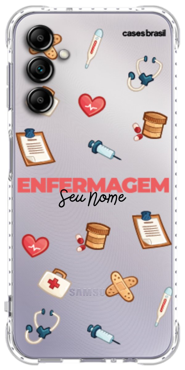 Capinha para celular Enfermagem - Profissão Com Nome
