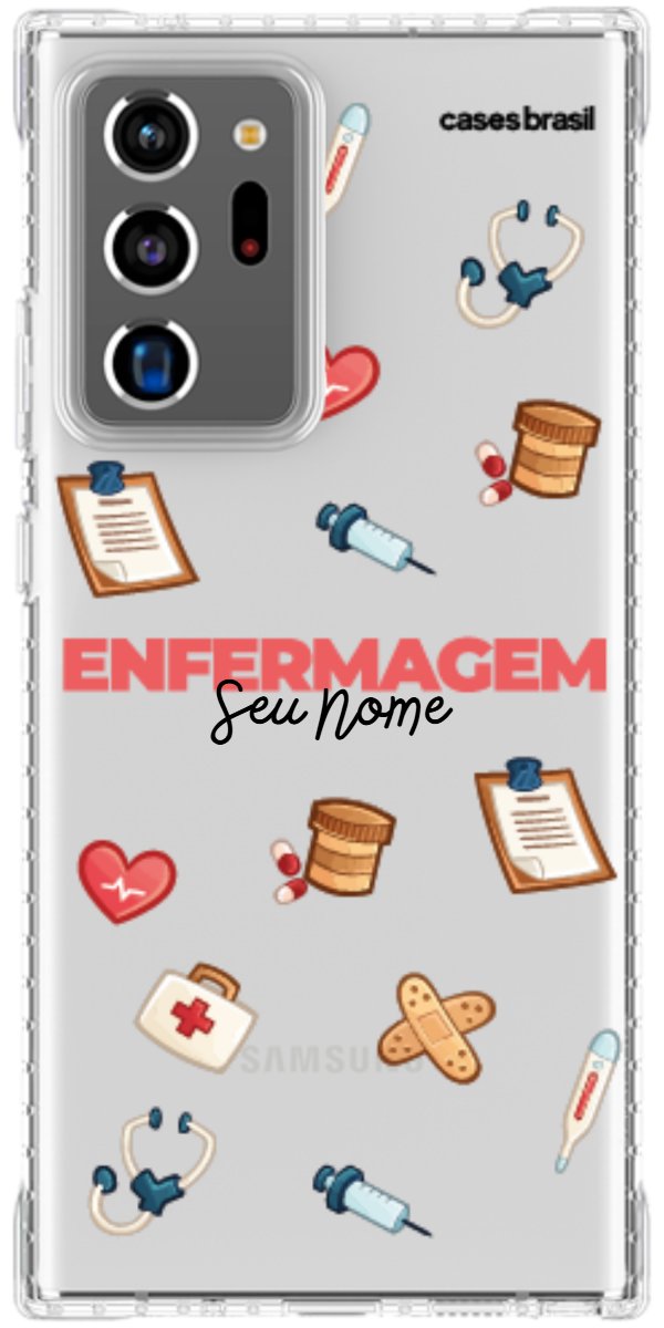 Capinha para celular Enfermagem - Profissão Com Nome