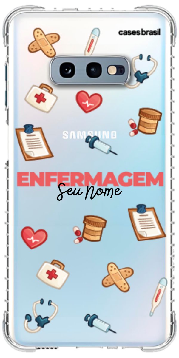 Capinha para celular Enfermagem - Profissão Com Nome
