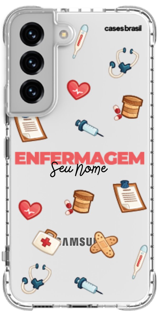 Capinha para celular Enfermagem - Profissão Com Nome