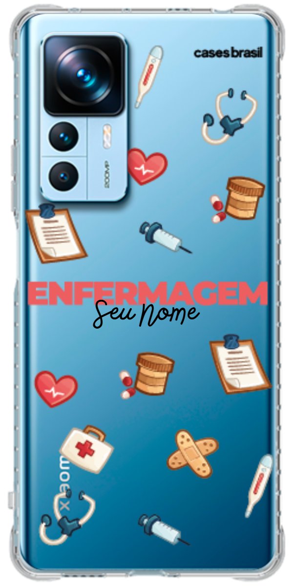 Capinha para celular Enfermagem - Profissão Com Nome