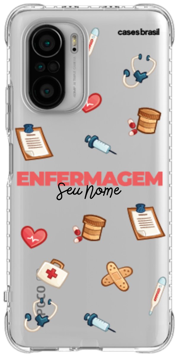 Capinha para celular Enfermagem - Profissão Com Nome