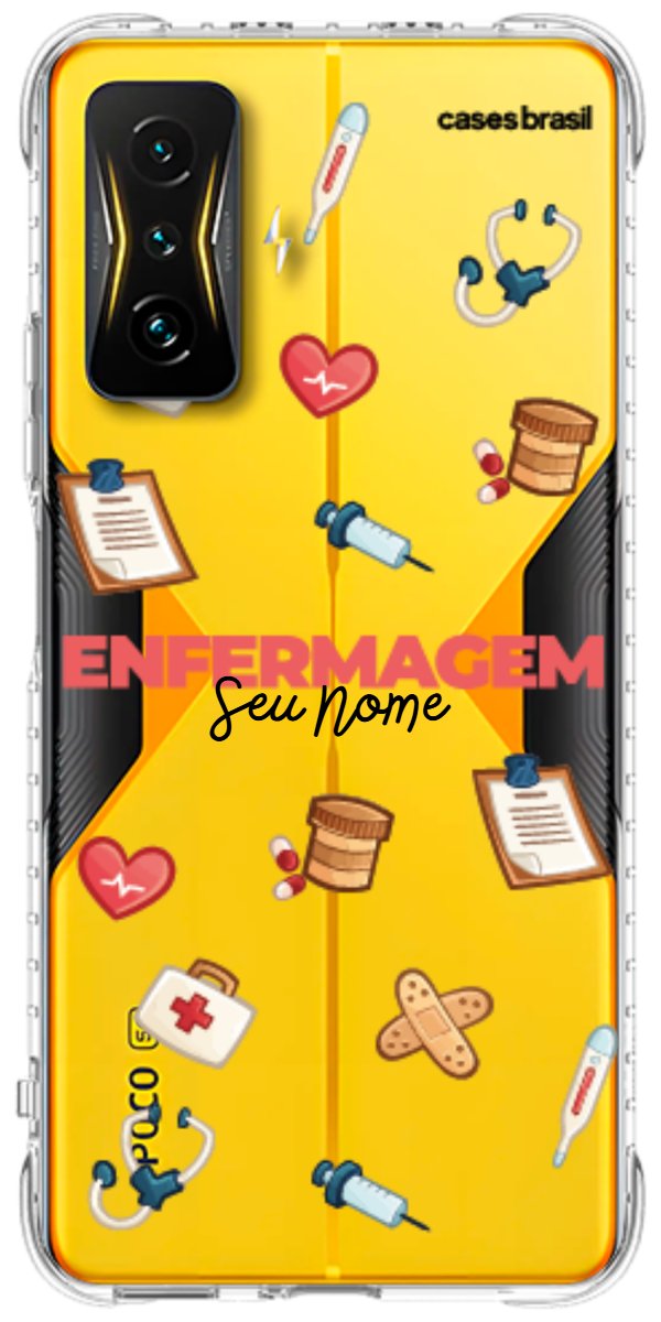 Capinha para celular Enfermagem - Profissão Com Nome