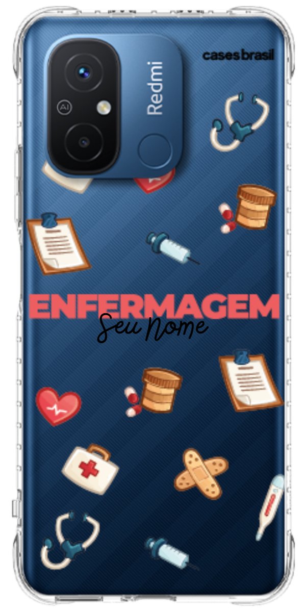 Capinha para celular Enfermagem - Profissão Com Nome