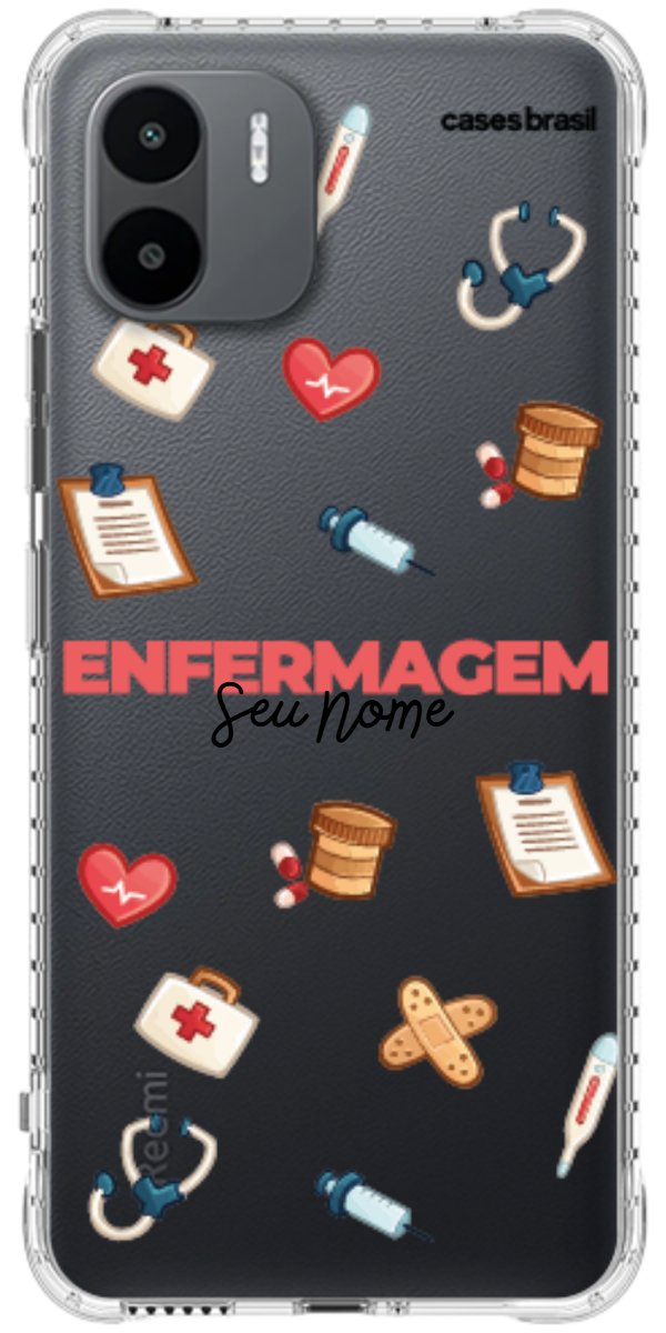 Capinha para celular Enfermagem - Profissão Com Nome