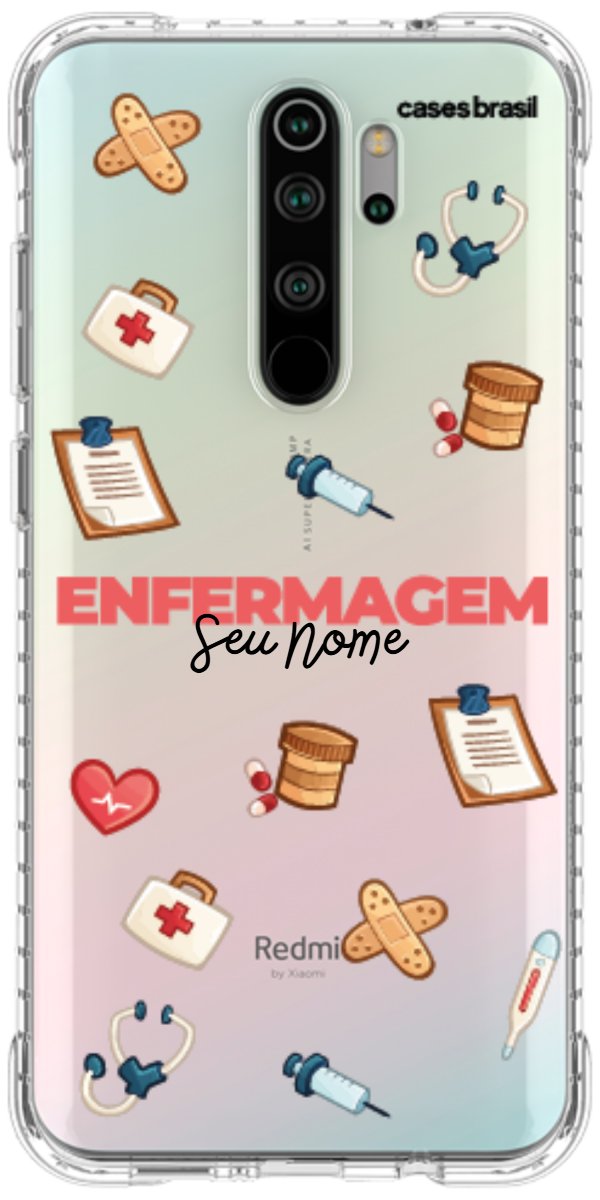 Capinha para celular Enfermagem - Profissão Com Nome