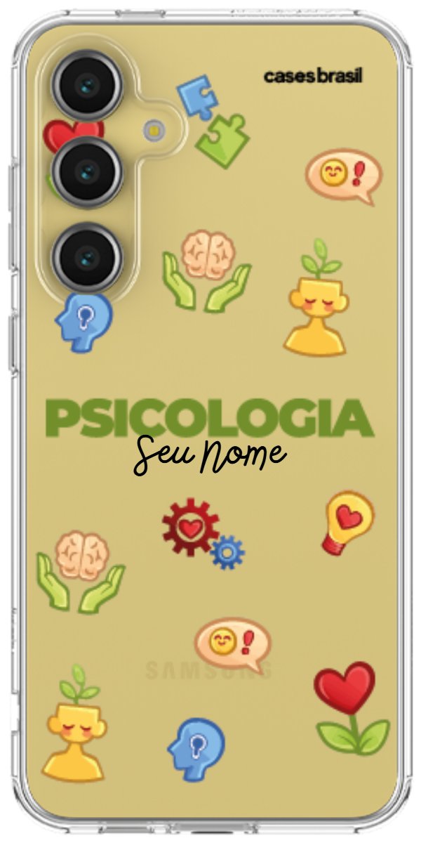 Capinha para Celular Psicologia - Profissão Com Nome