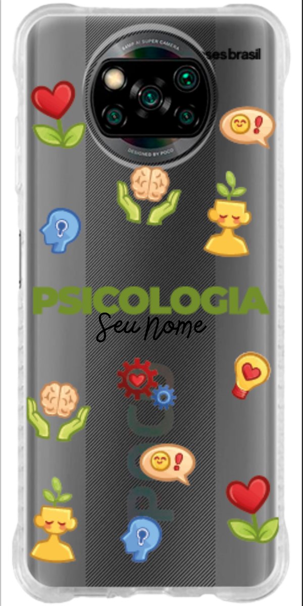 Capinha para Celular Psicologia - Profissão Com Nome