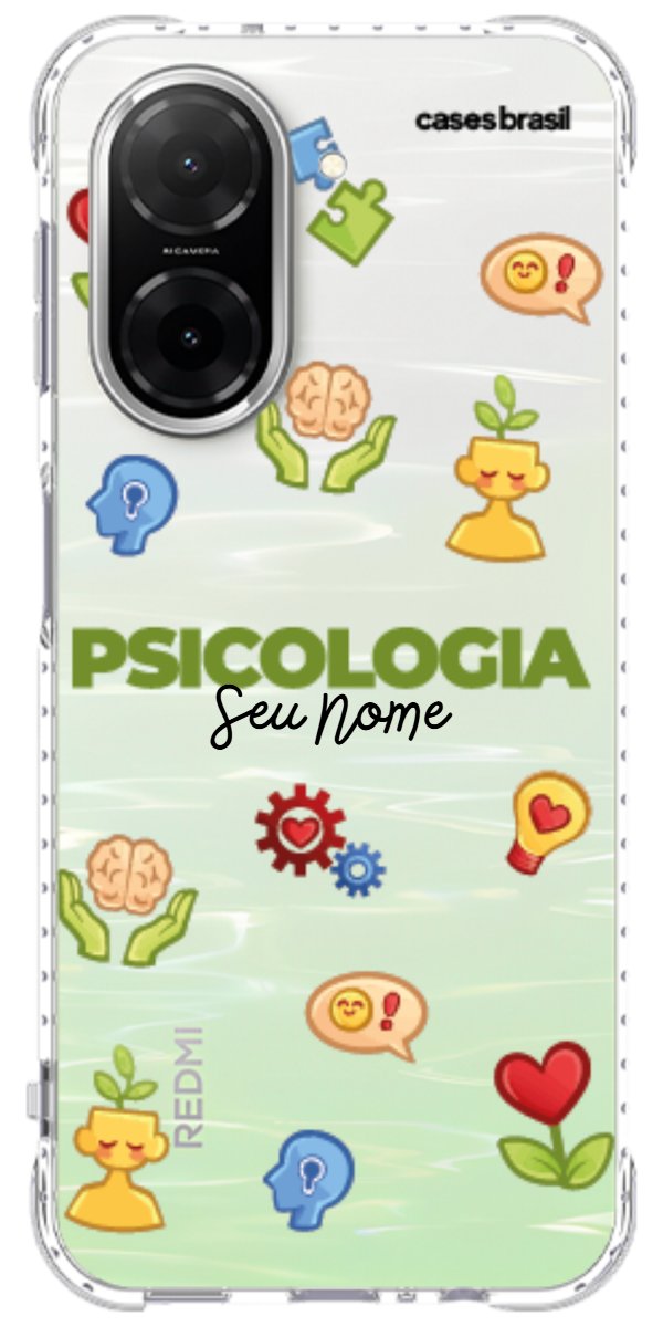 Capinha para Celular Psicologia - Profissão Com Nome