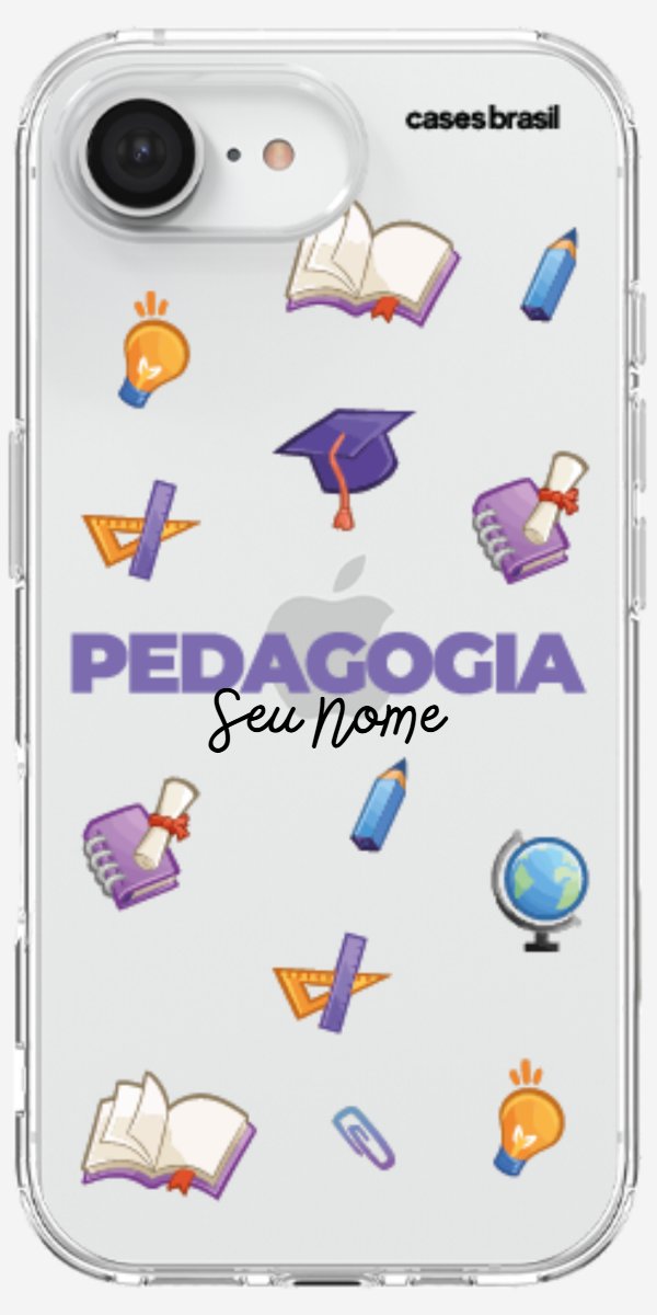 Capinha para Celular Pedagogia - Profissão Com Nome