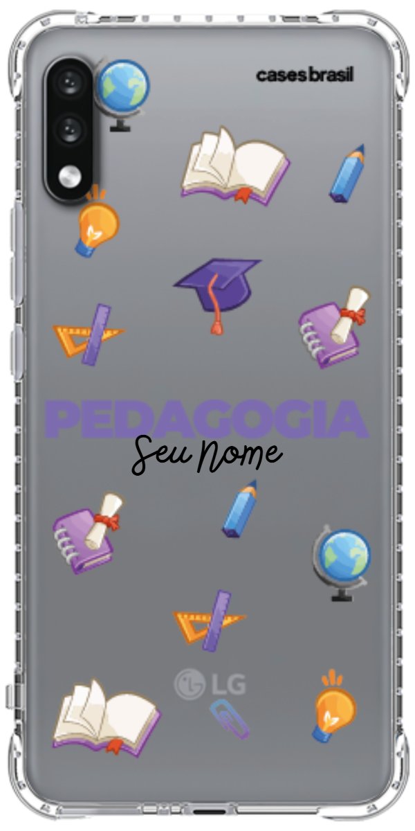 Capinha para Celular Pedagogia - Profissão Com Nome
