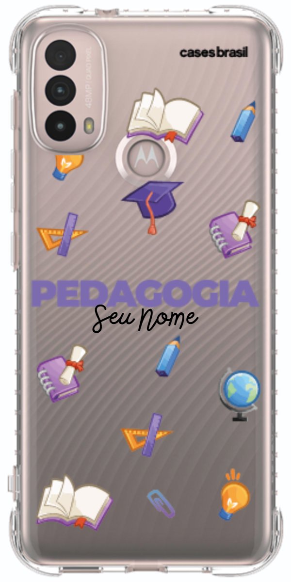 Capinha para Celular Pedagogia - Profissão Com Nome