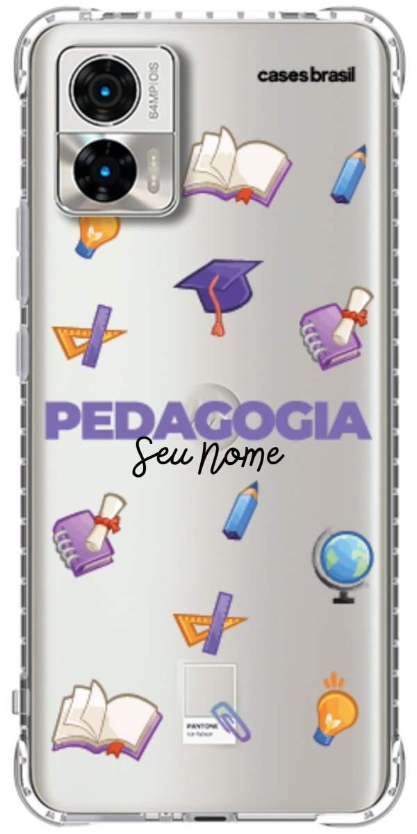 Capinha para Celular Pedagogia - Profissão Com Nome