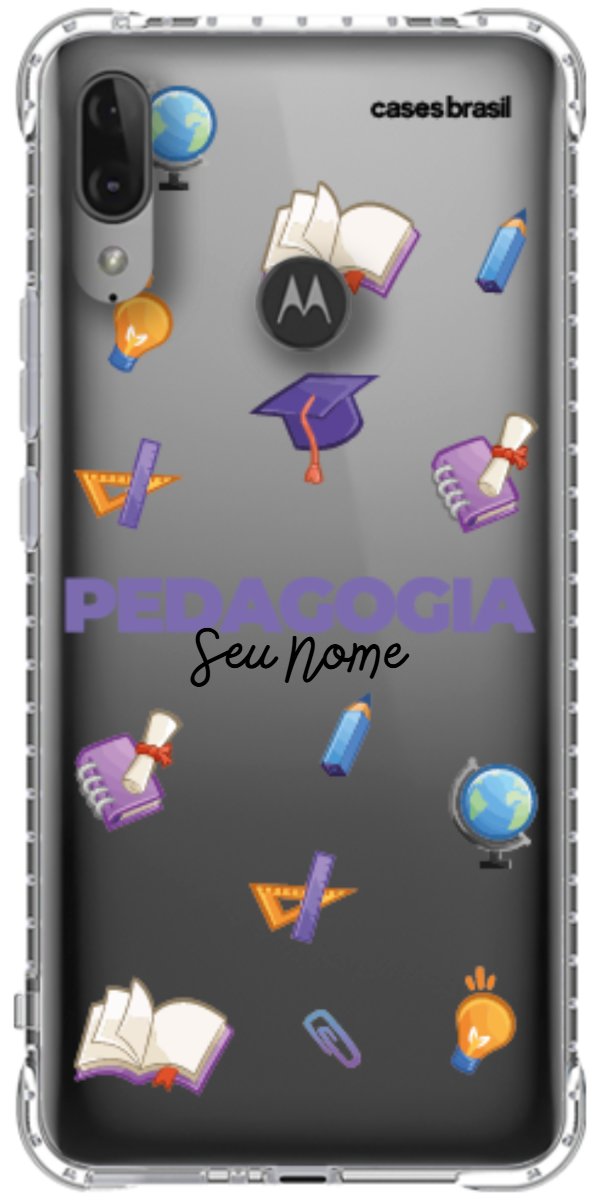 Capinha para Celular Pedagogia - Profissão Com Nome