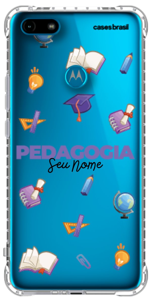 Capinha para Celular Pedagogia - Profissão Com Nome
