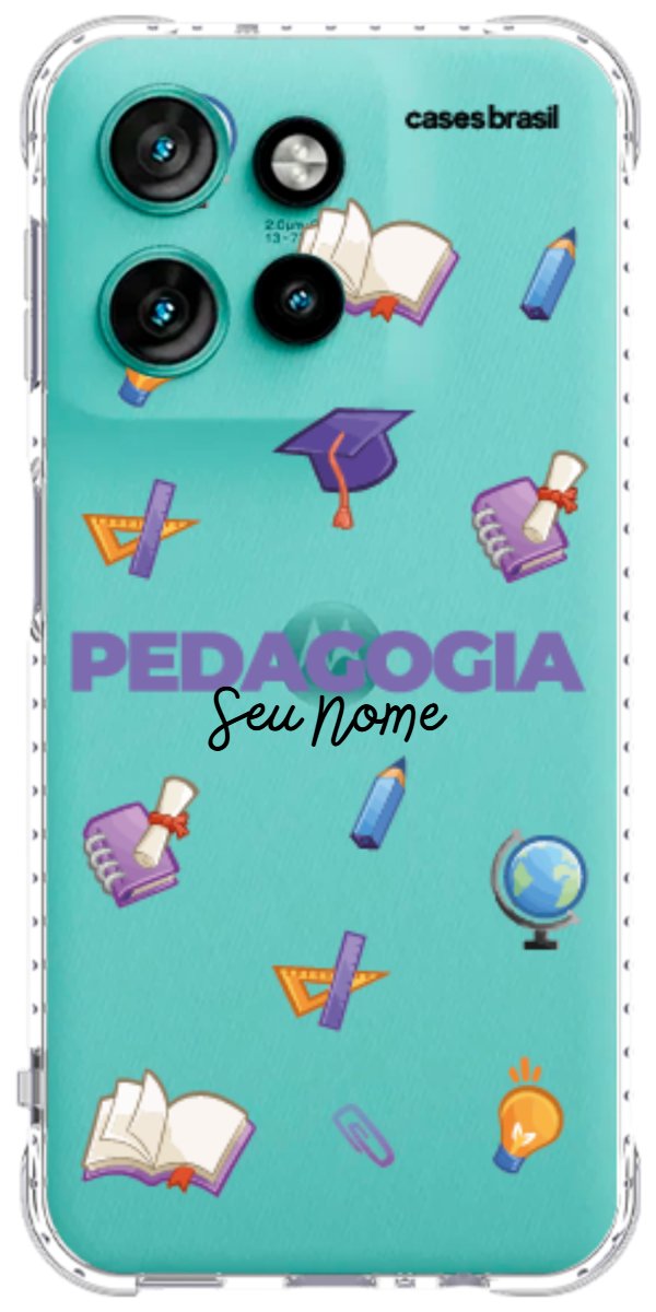 Capinha para Celular Pedagogia - Profissão Com Nome