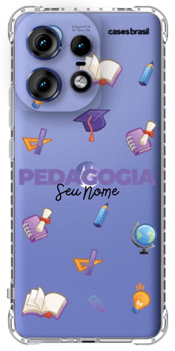 Capinha para Celular Pedagogia - Profissão Com Nome