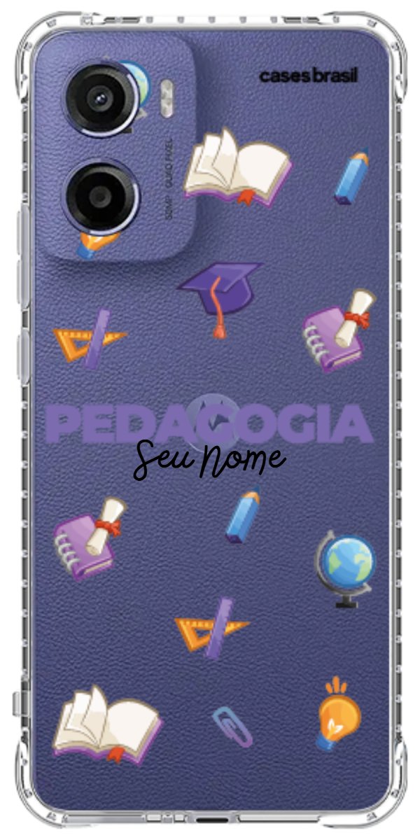 Capinha para Celular Pedagogia - Profissão Com Nome