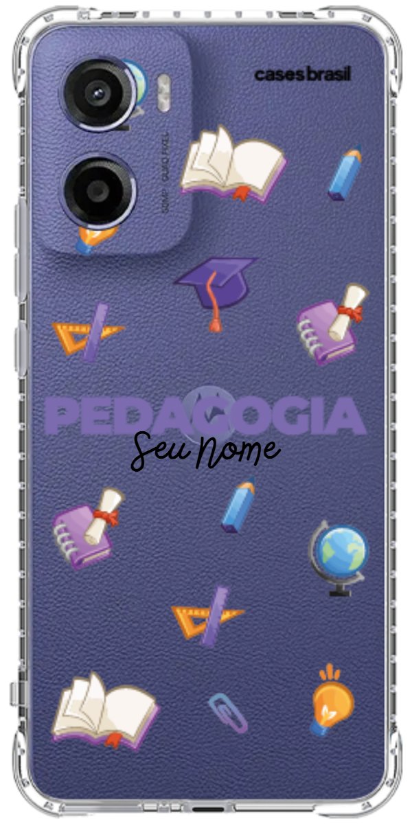 Capinha para Celular Pedagogia - Profissão Com Nome