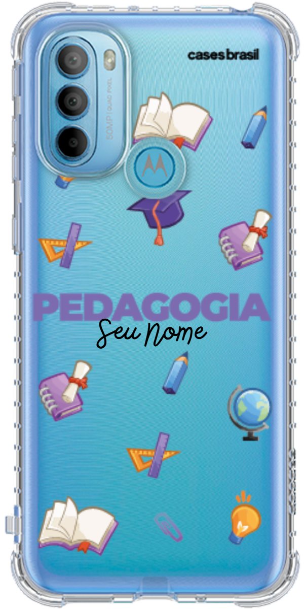 Capinha para Celular Pedagogia - Profissão Com Nome