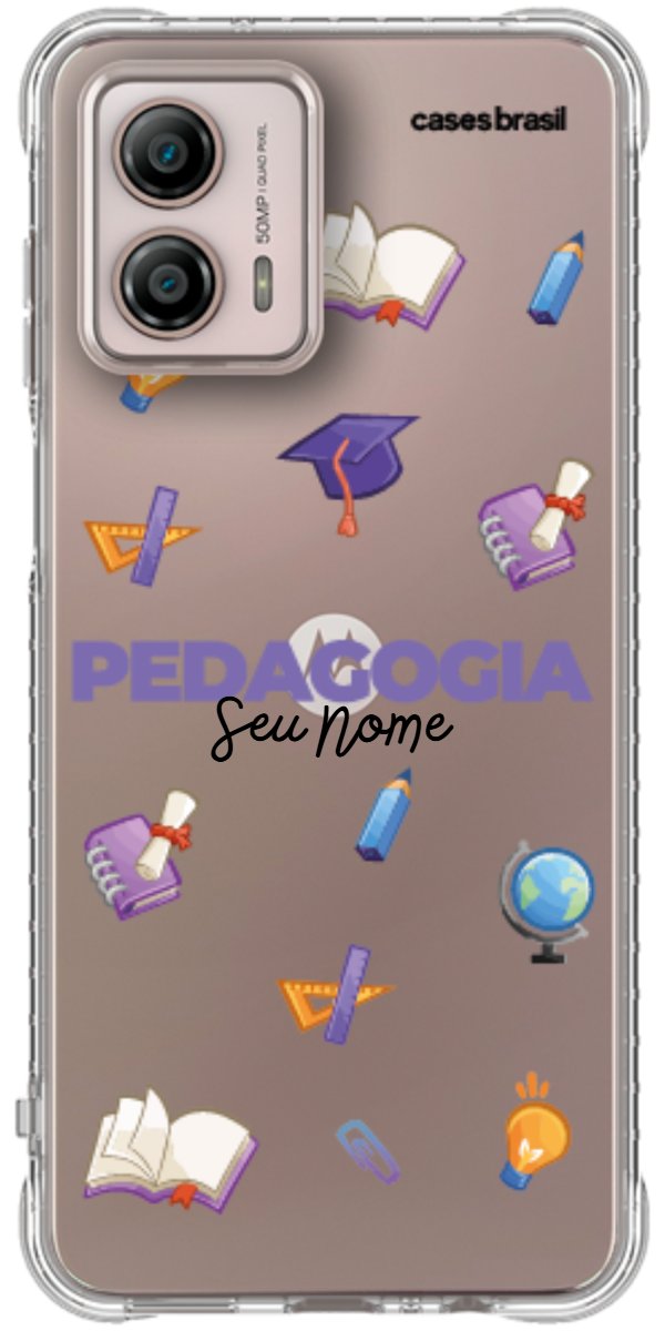 Capinha para Celular Pedagogia - Profissão Com Nome