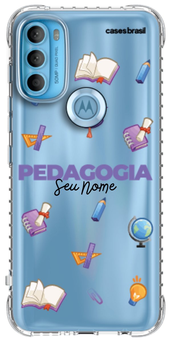 Capinha para Celular Pedagogia - Profissão Com Nome