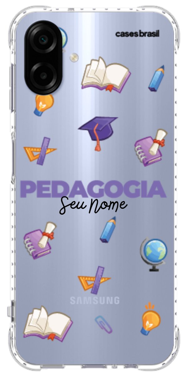 Capinha para Celular Pedagogia - Profissão Com Nome