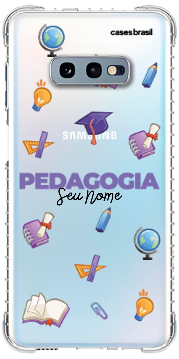 Capinha para Celular Pedagogia - Profissão Com Nome