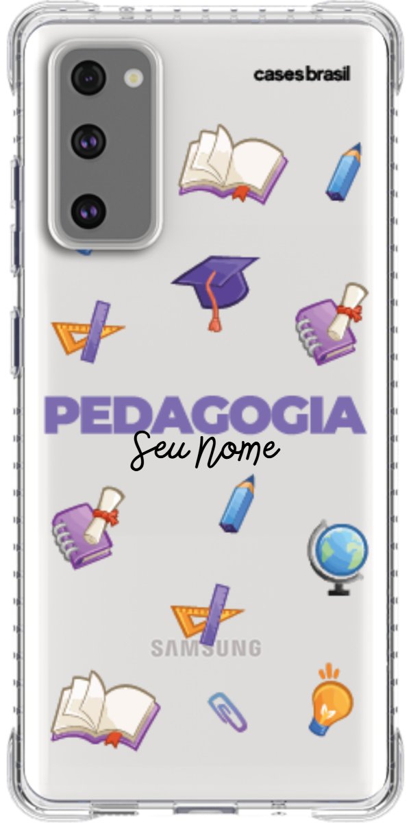 Capinha para Celular Pedagogia - Profissão Com Nome