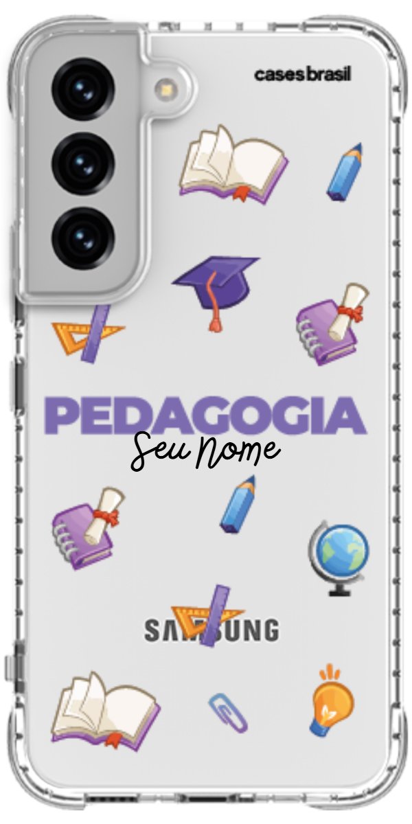 Capinha para Celular Pedagogia - Profissão Com Nome