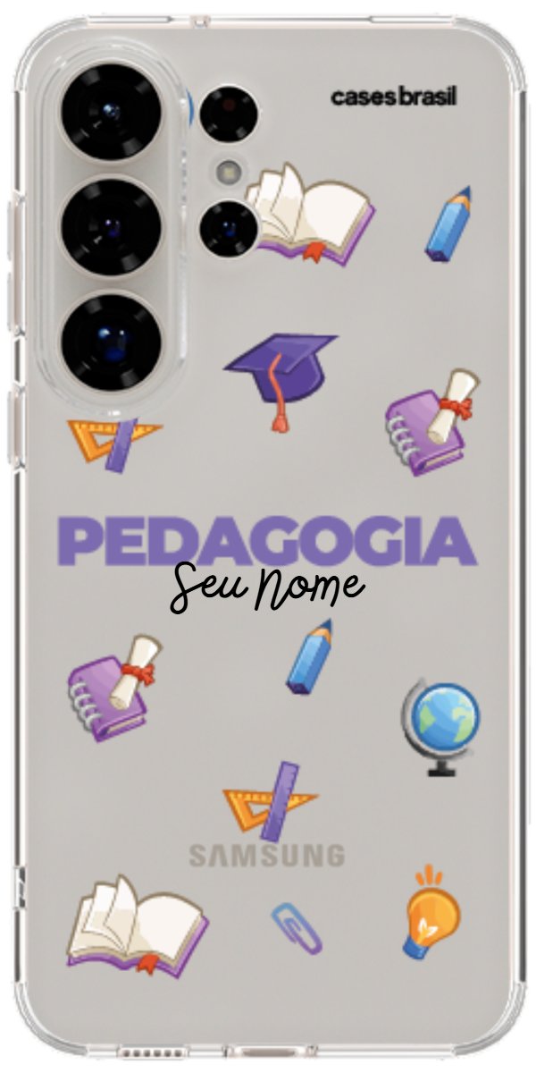 Capinha para Celular Pedagogia - Profissão Com Nome