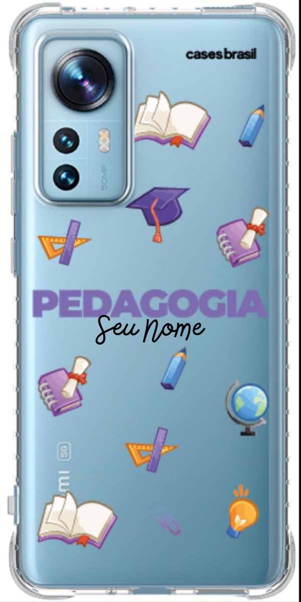 Capinha para Celular Pedagogia - Profissão Com Nome