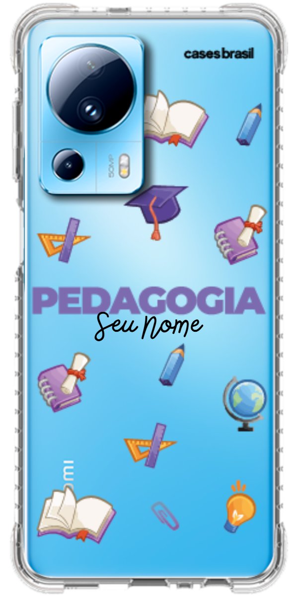 Capinha para Celular Pedagogia - Profissão Com Nome