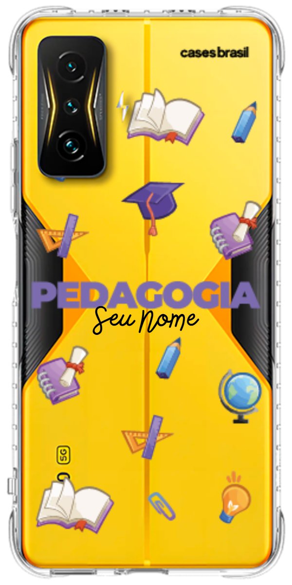 Capinha para Celular Pedagogia - Profissão Com Nome