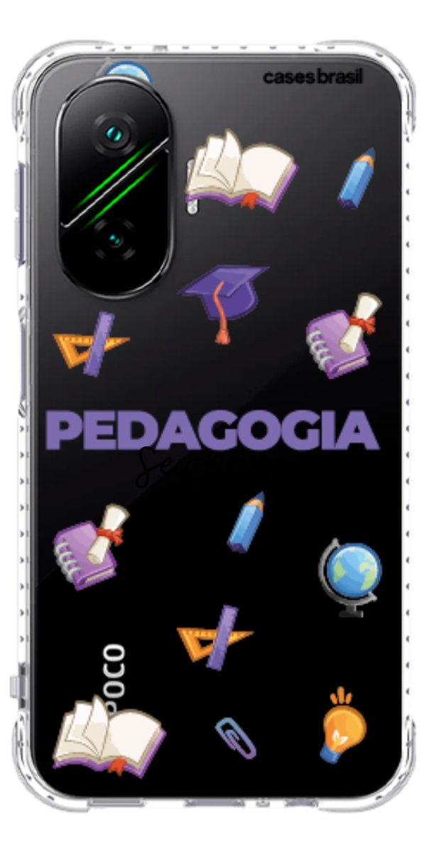 Capinha para Celular Pedagogia - Profissão Com Nome
