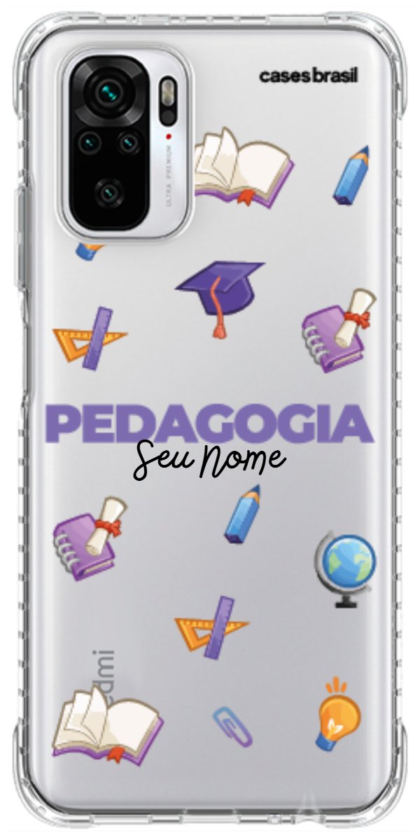 Capinha para Celular Pedagogia - Profissão Com Nome