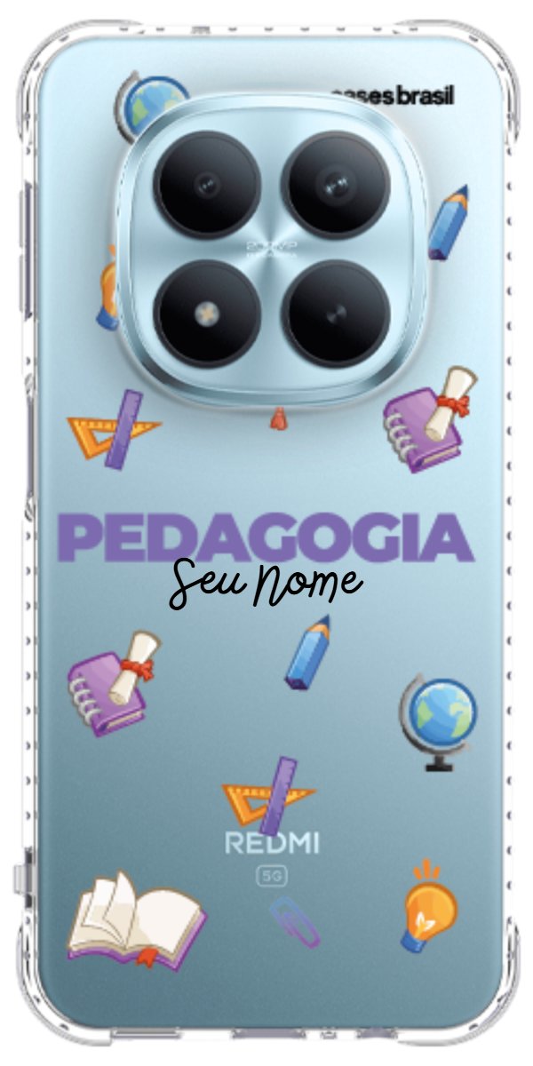 Capinha para Celular Pedagogia - Profissão Com Nome