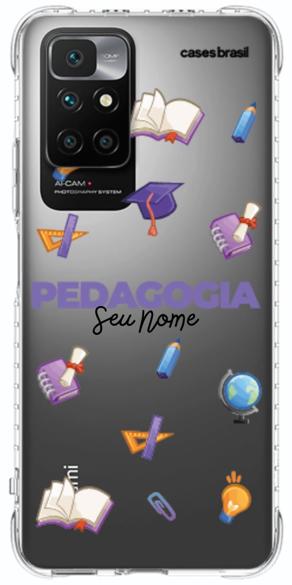 Capinha para Celular Pedagogia - Profissão Com Nome