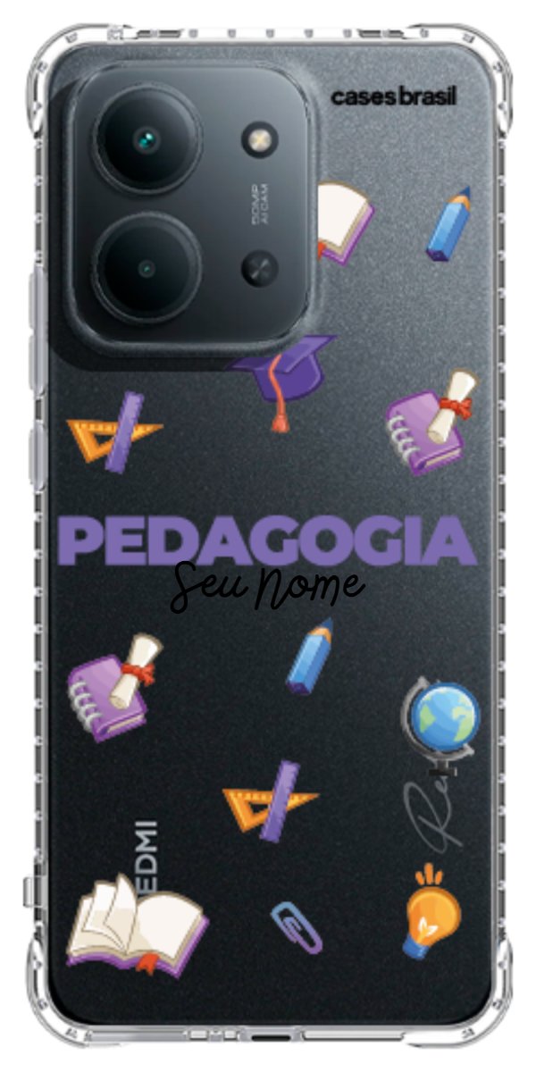 Capinha para Celular Pedagogia - Profissão Com Nome
