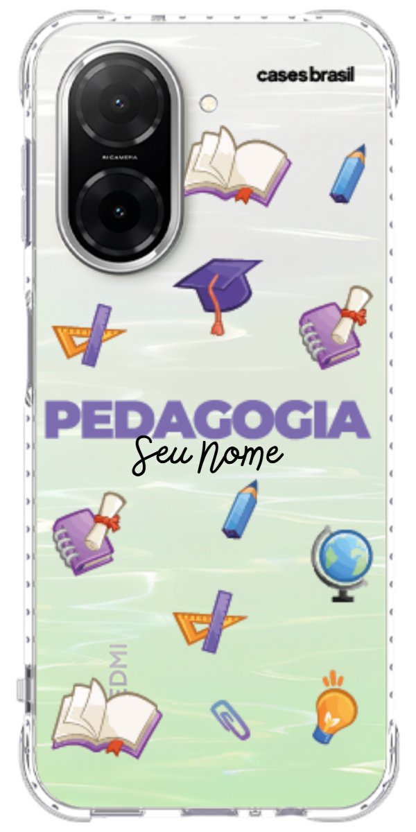 Capinha para Celular Pedagogia - Profissão Com Nome