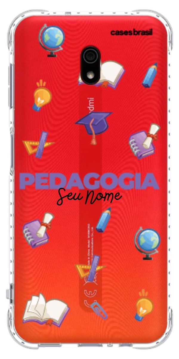 Capinha para Celular Pedagogia - Profissão Com Nome