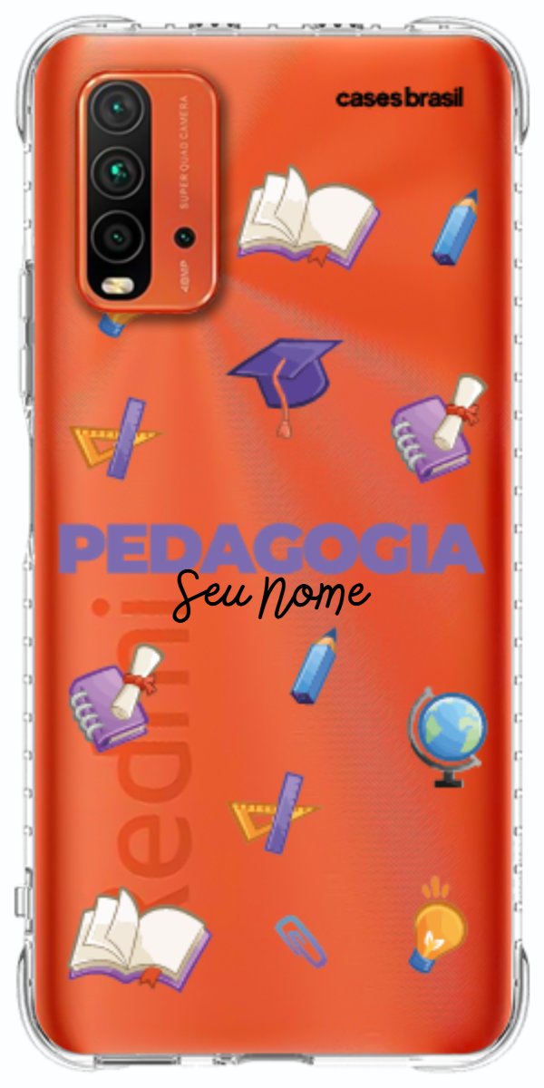 Capinha para Celular Pedagogia - Profissão Com Nome
