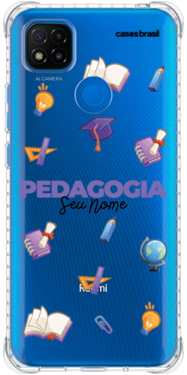 Capinha para Celular Pedagogia - Profissão Com Nome