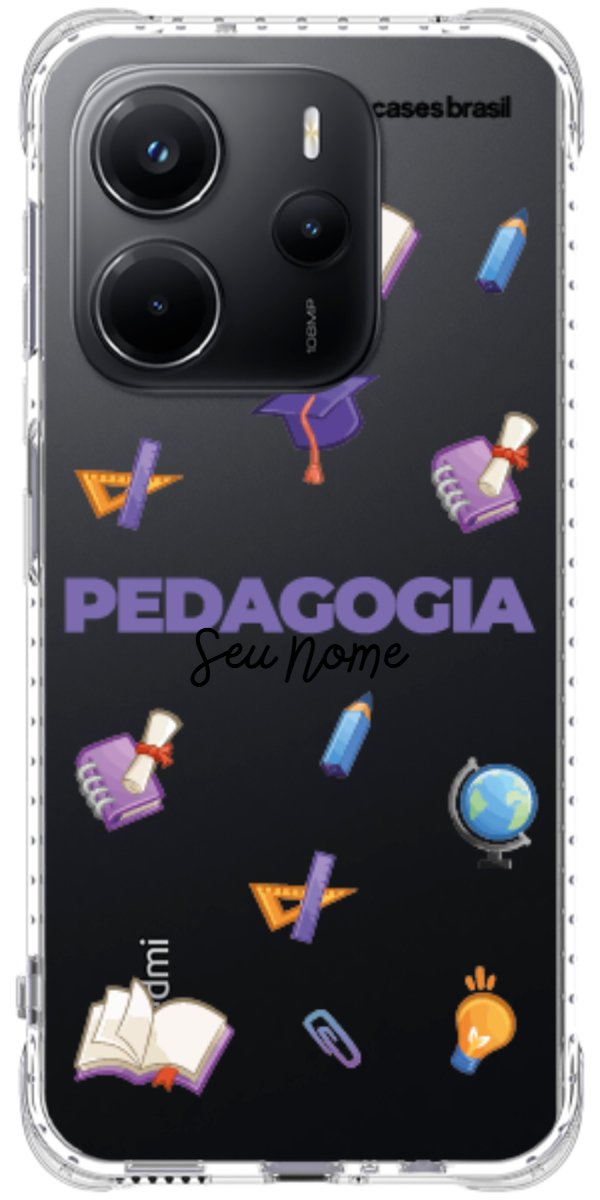 Capinha para Celular Pedagogia - Profissão Com Nome