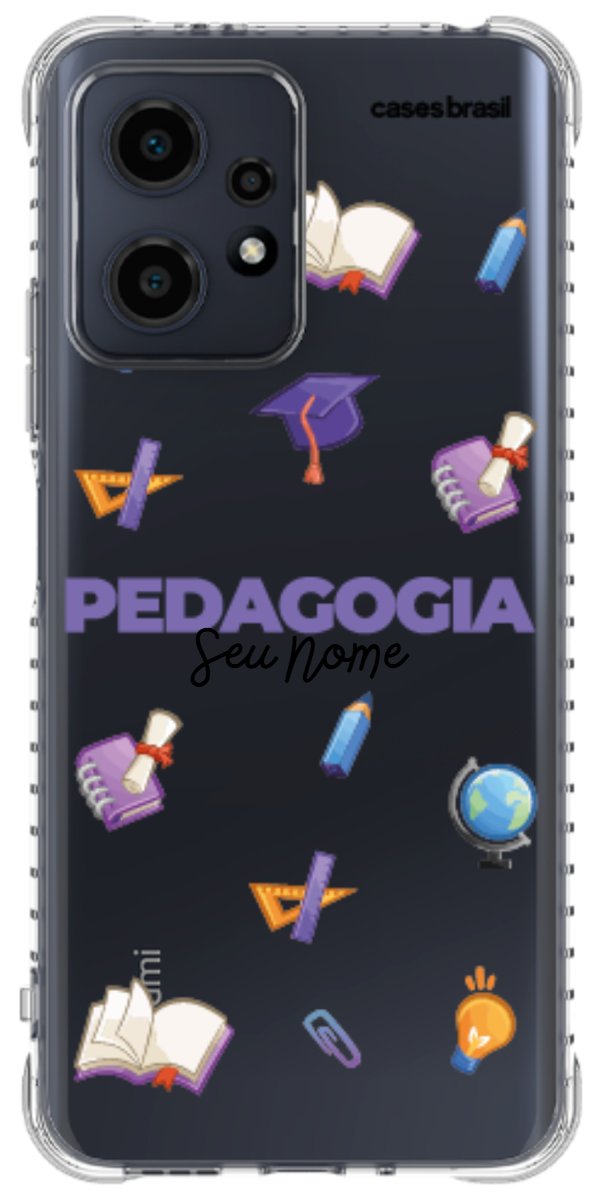 Capinha para Celular Pedagogia - Profissão Com Nome