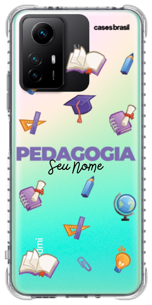 Capinha para Celular Pedagogia - Profissão Com Nome