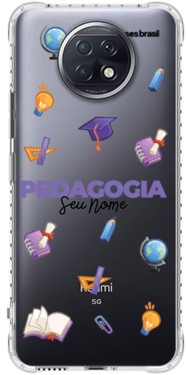 Capinha para Celular Pedagogia - Profissão Com Nome