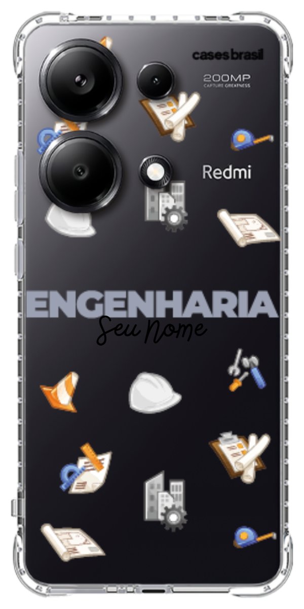 Capinha para celular Engenharia - Profissão Com Nome