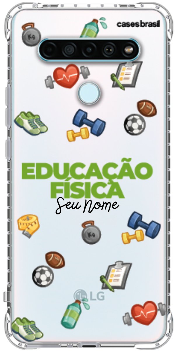Capinha para celular Educação Física - Profissão Com Nome